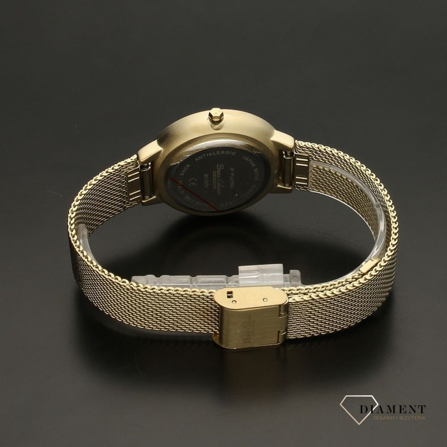 Zegarek damski Bruno Calvani BC1375 GOLD pasek biały (1).jpg